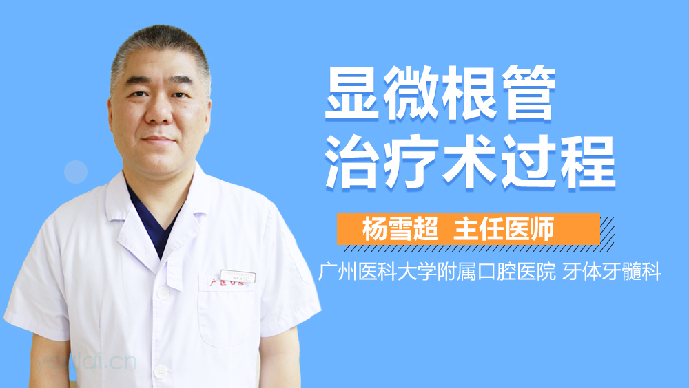 显微根管治疗术过程