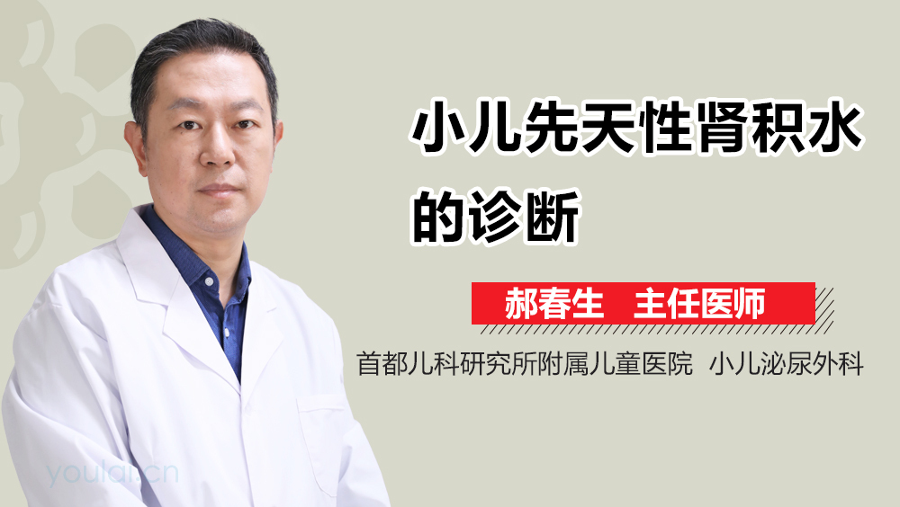 小儿先天性肾积水的诊断