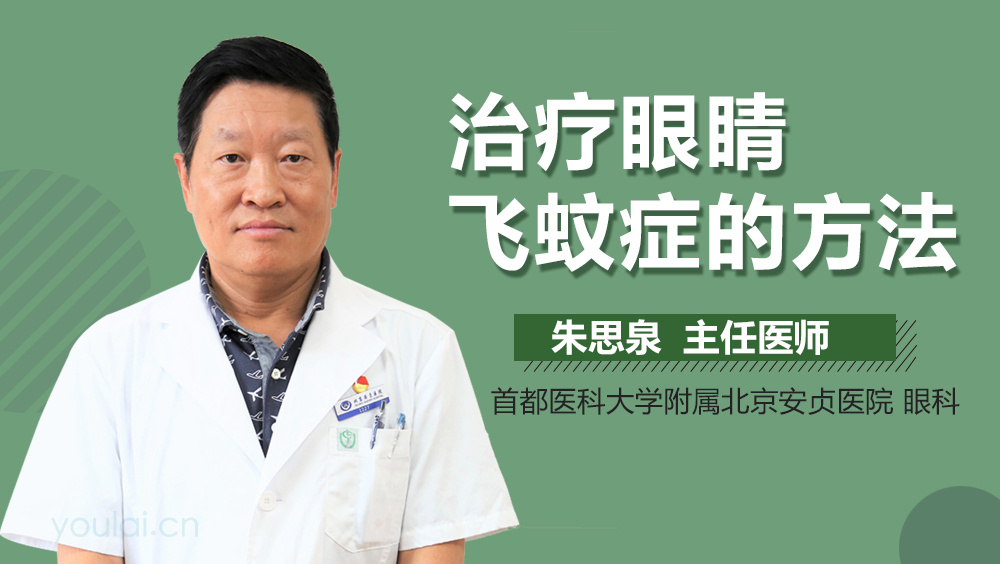 治疗眼睛飞蚊症的方法