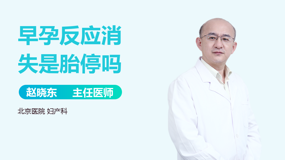 早孕反应消失是胎停吗