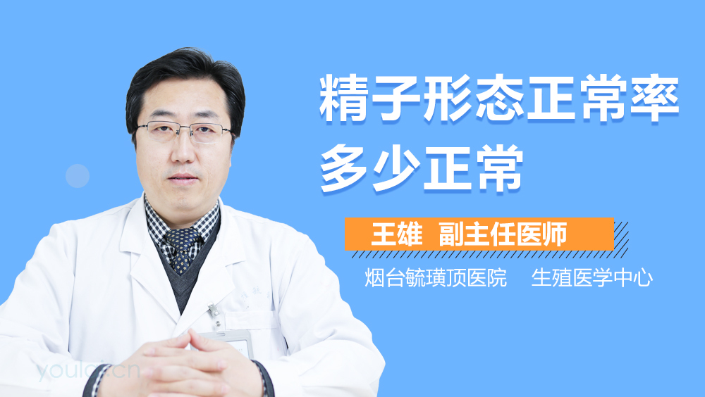 精子形态正常率多少正常
