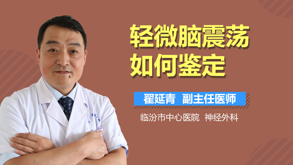 轻微脑震荡如何鉴定