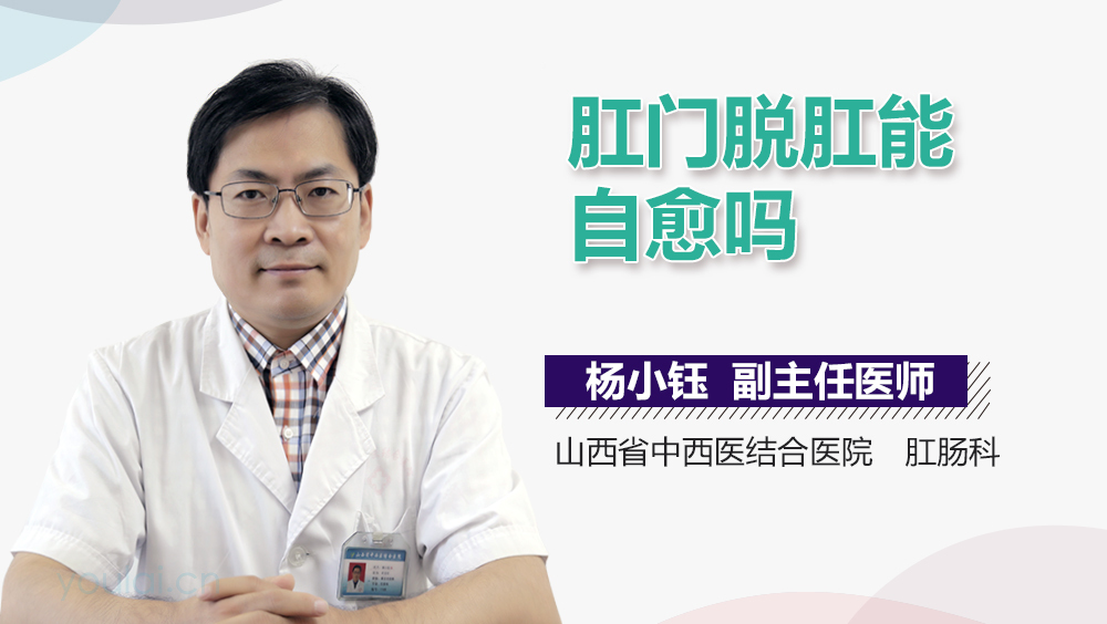 肛门脱肛能自愈吗