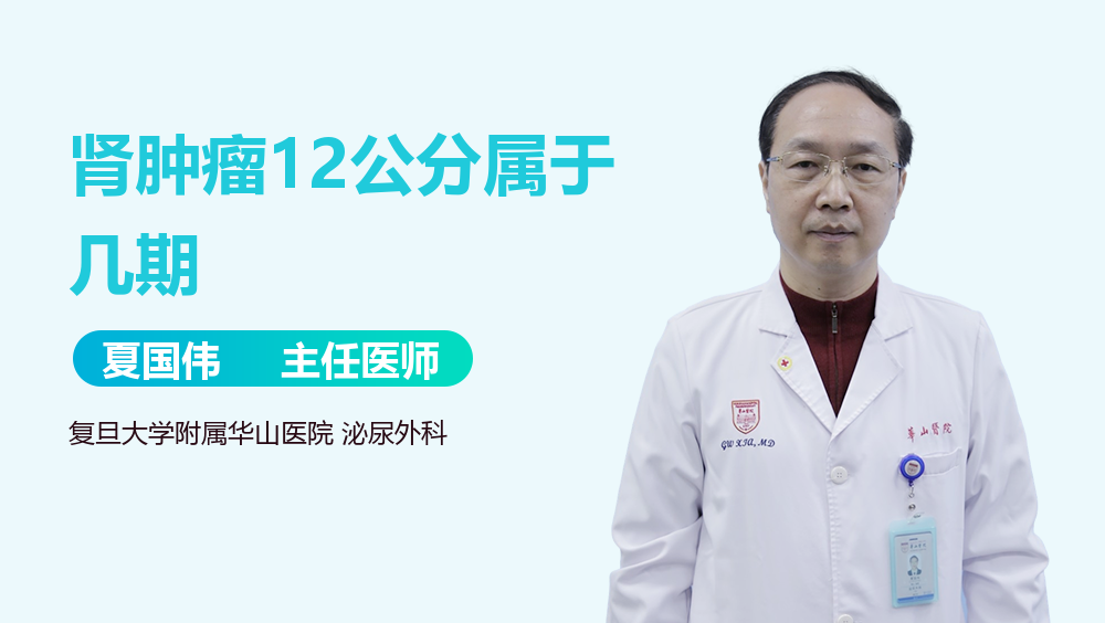 肾肿瘤12公分属于几期