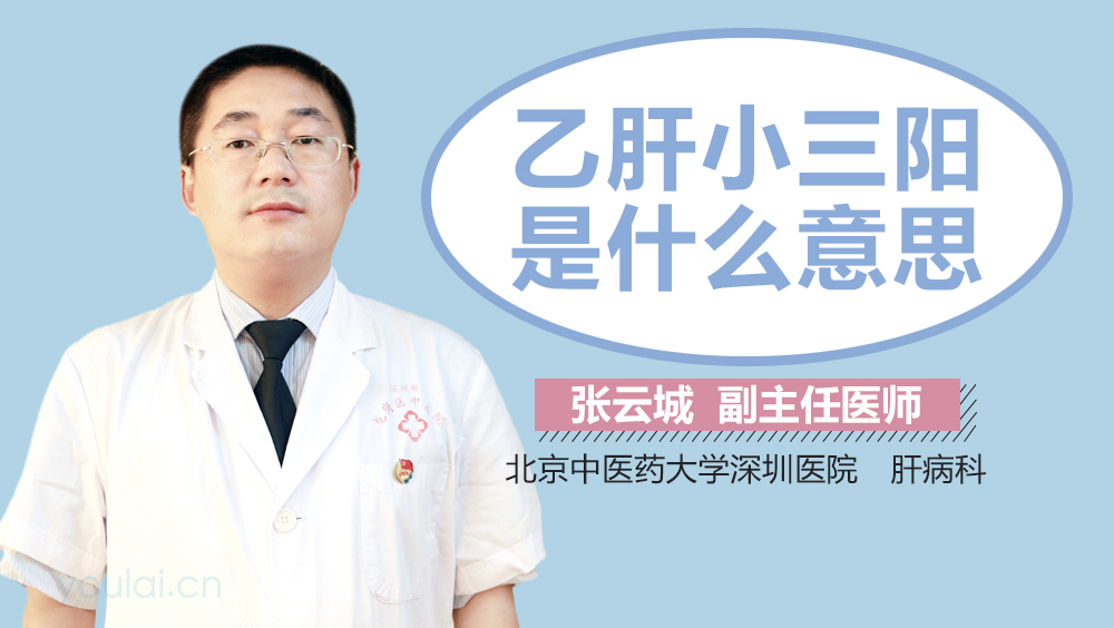 乙肝小三阳是什么意思