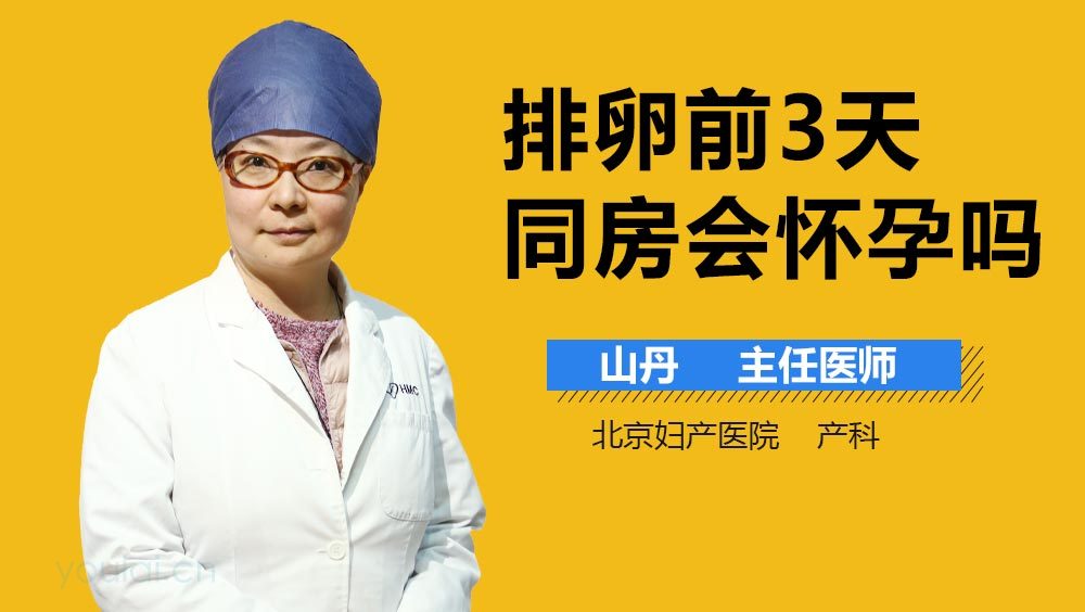 排卵前3天同房会怀孕吗