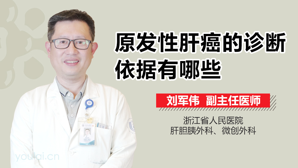 原发性肝癌的诊断依据有哪些