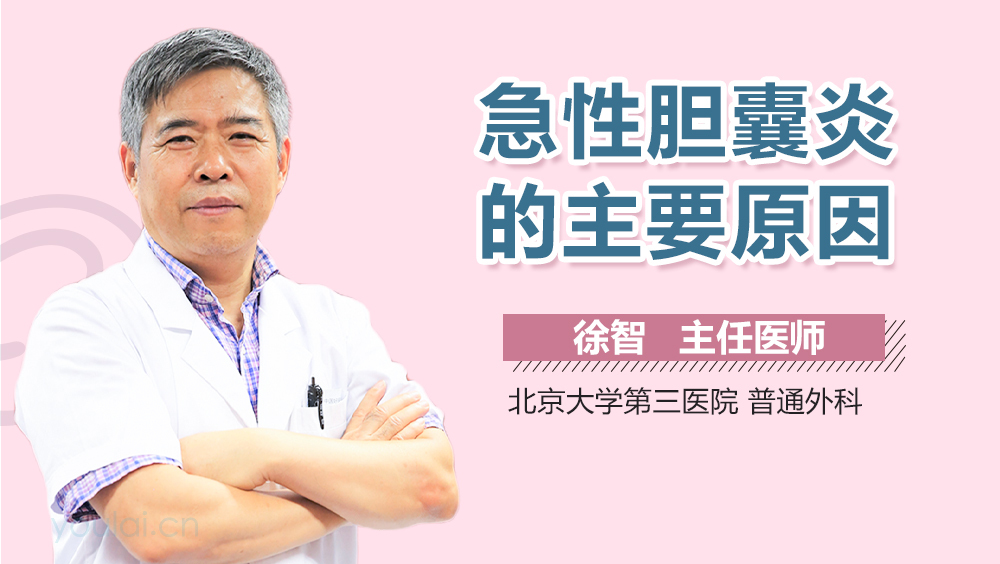 急性胆囊炎的主要原因