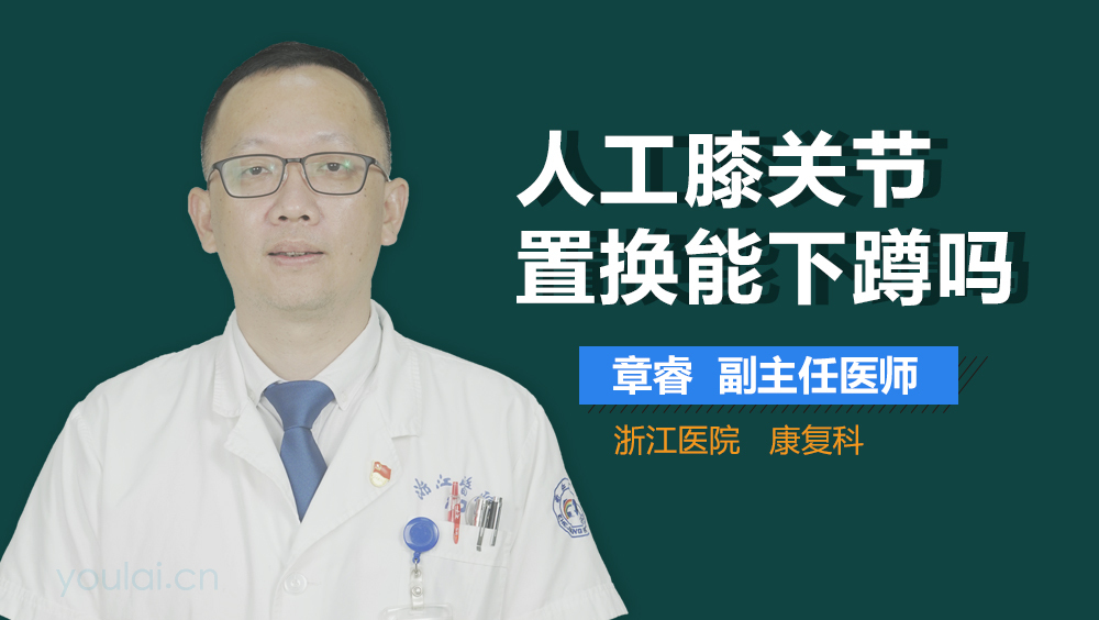 人工膝关节置换能下蹲吗