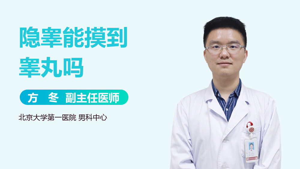 隐睾能摸到睾丸吗