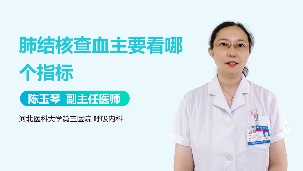 肺结核查血主要看哪个指标