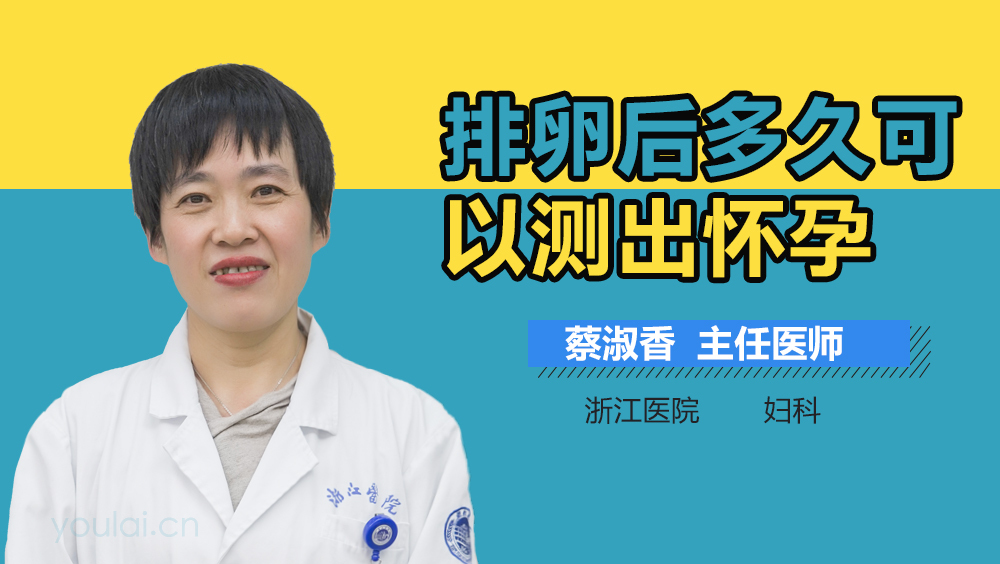 排卵后多久可以测出怀孕