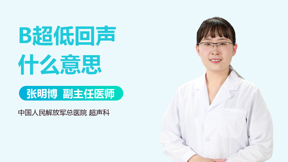 B超低回声什么意思