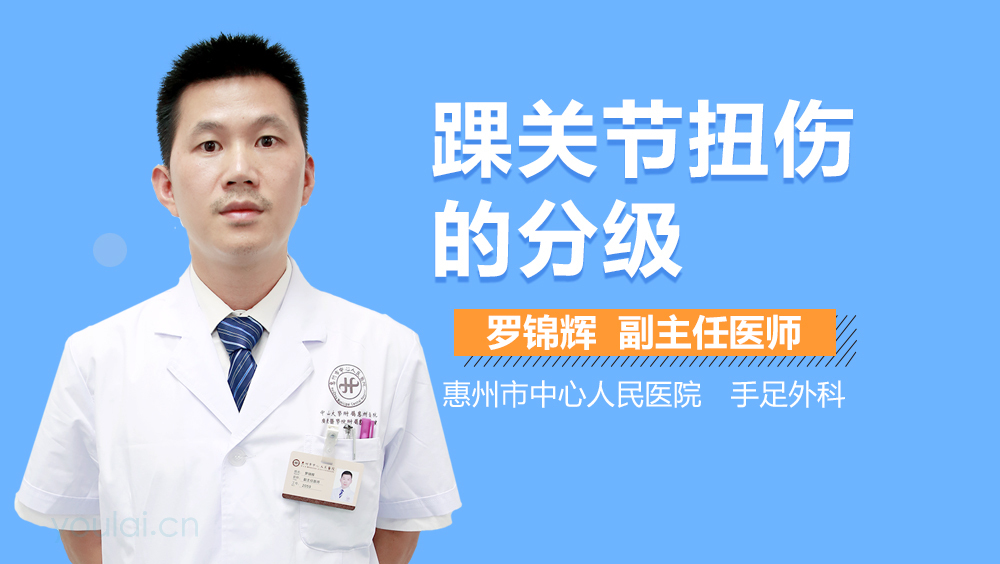 踝关节扭伤的分级