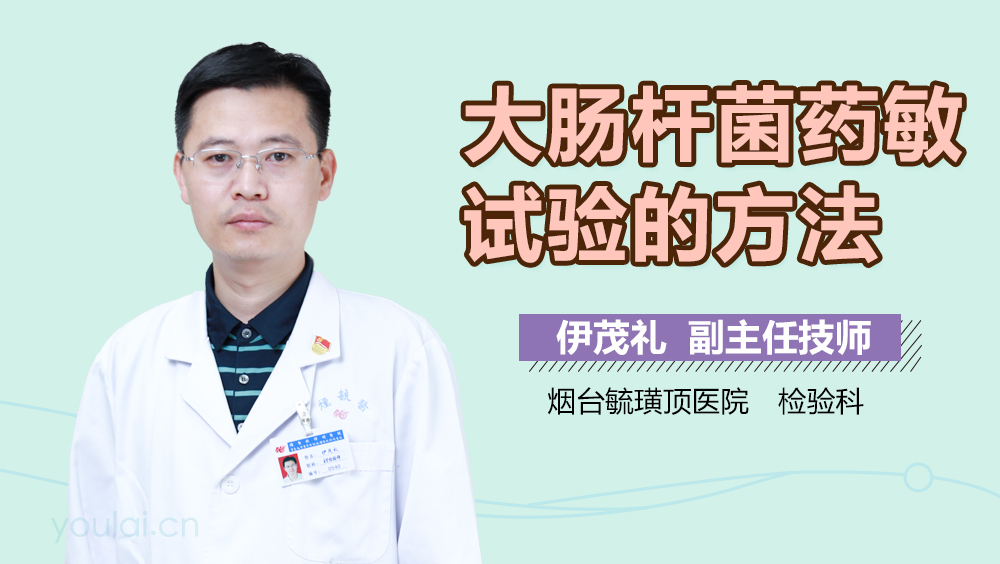 大肠杆菌药敏试验的方法