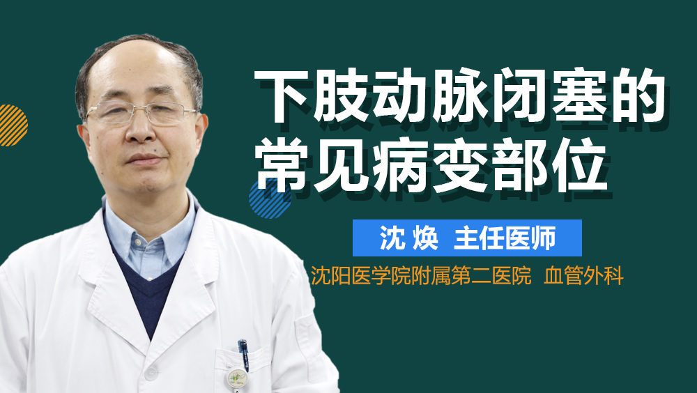 下肢动脉闭塞的常见病变部位