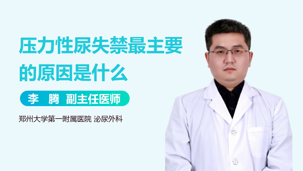 压力性尿失禁最主要的原因是什么