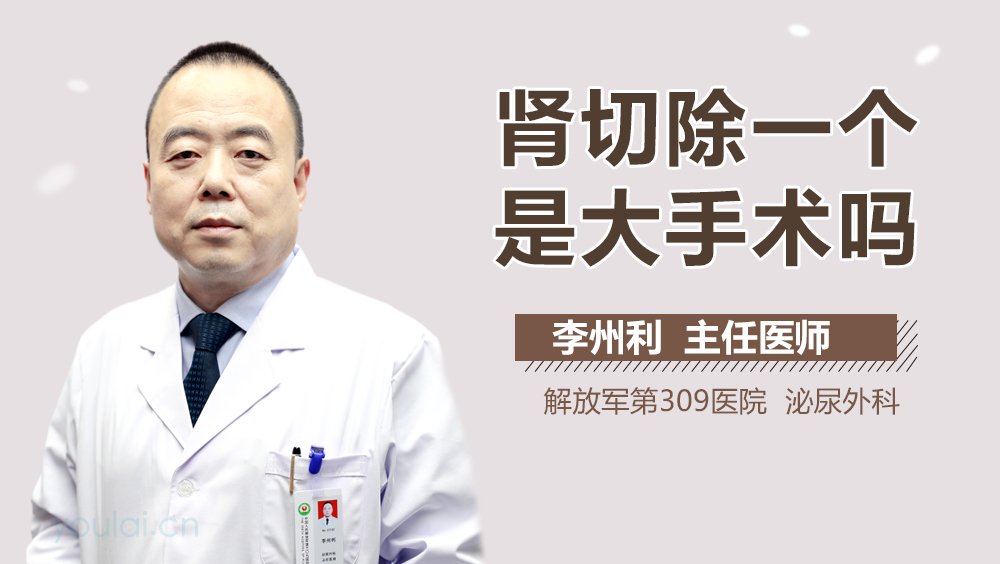 肾切除一个是大手术吗