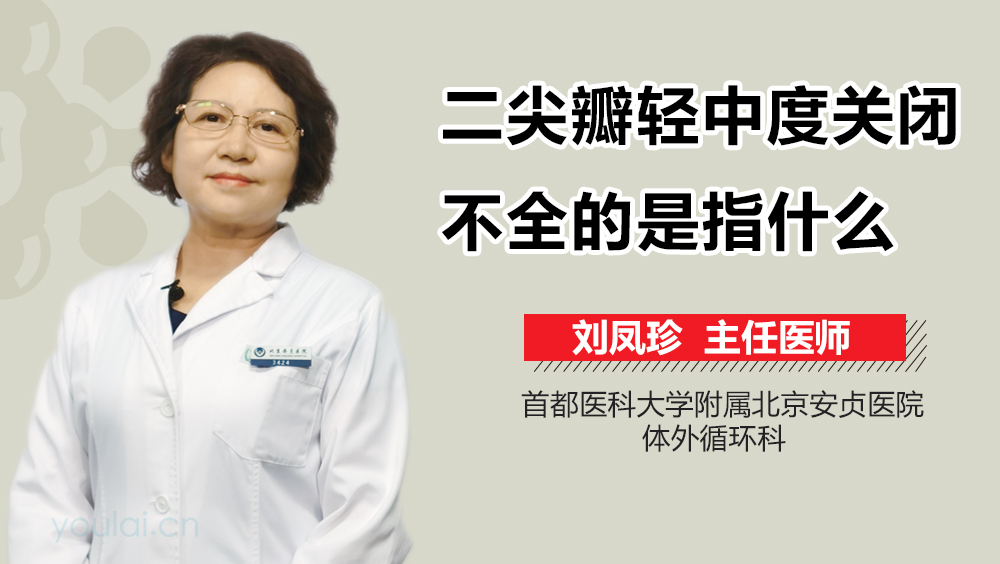 二尖瓣轻中度关闭不全的是指什么