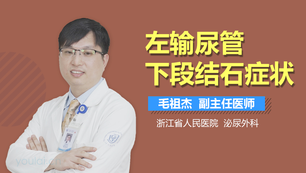 左输尿管下段结石症状