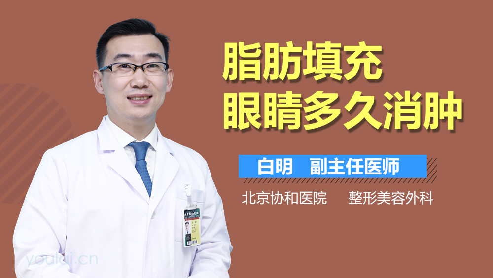 脂肪填充眼睛多久消肿