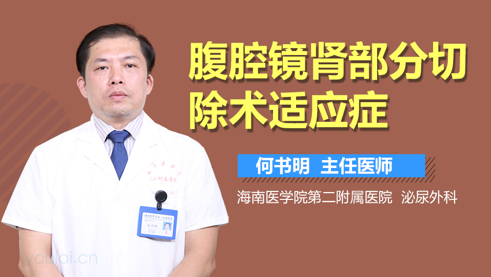 腹腔镜肾部分切除术适应症