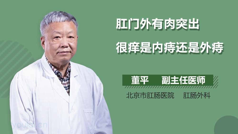 肛门外有肉突出很痒是内痔还是外痔