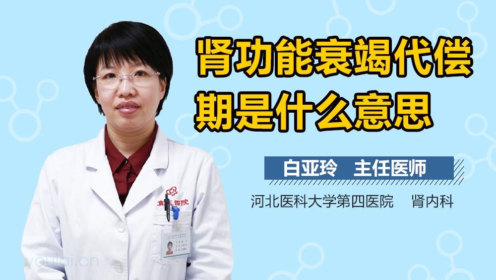 肾功能衰竭代偿期是什么意思