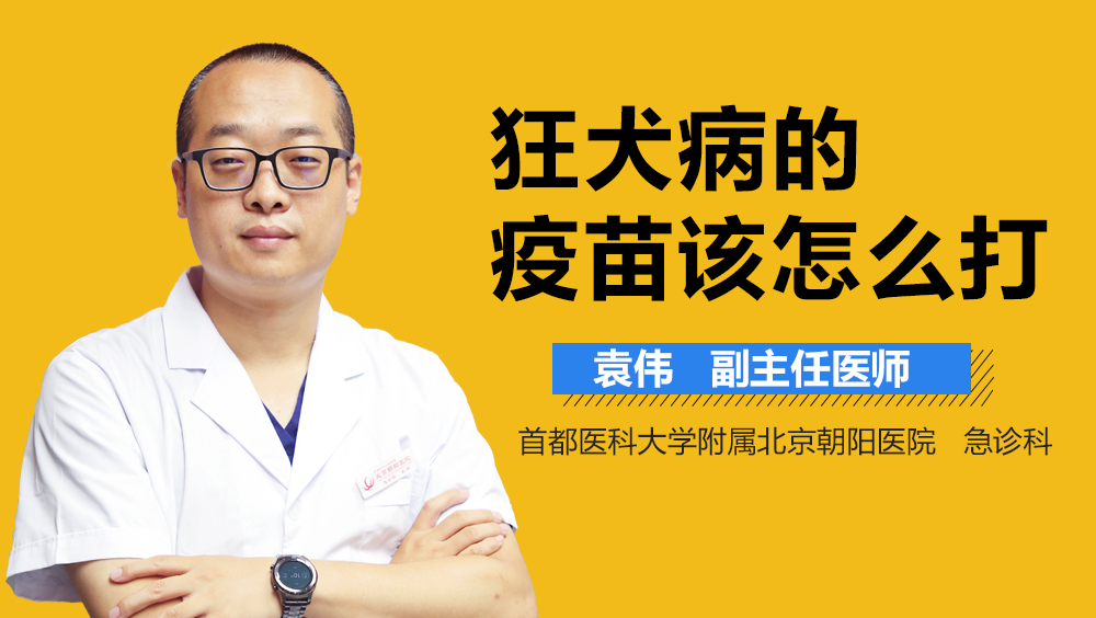 狂犬病的疫苗该怎么打