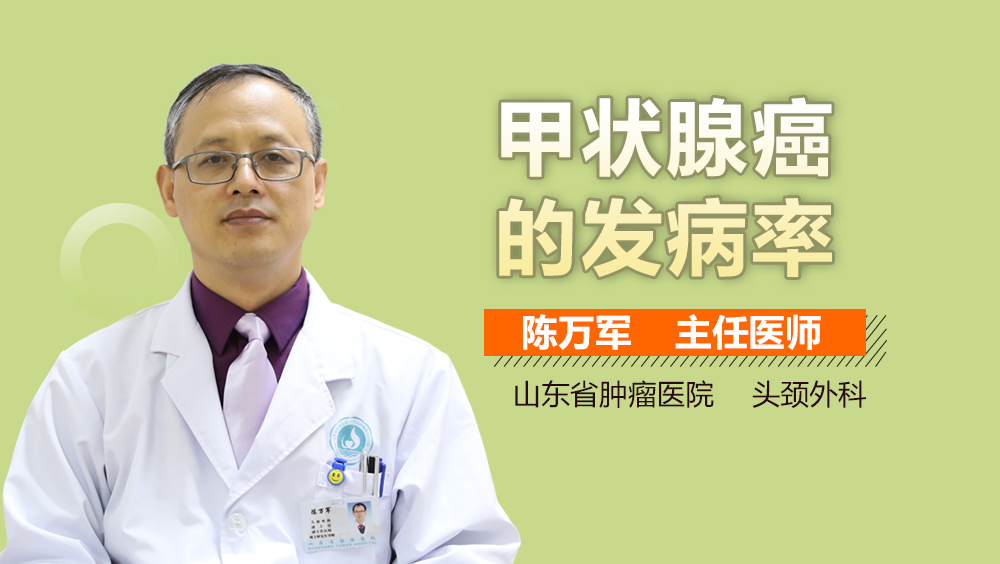 甲状腺癌的发病率