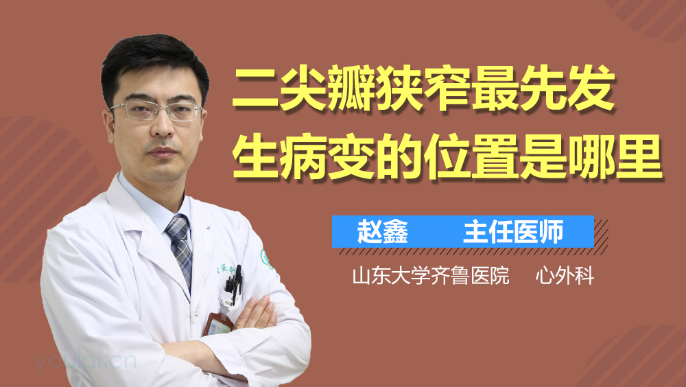 二尖瓣狭窄最先发生病变的位置是哪里