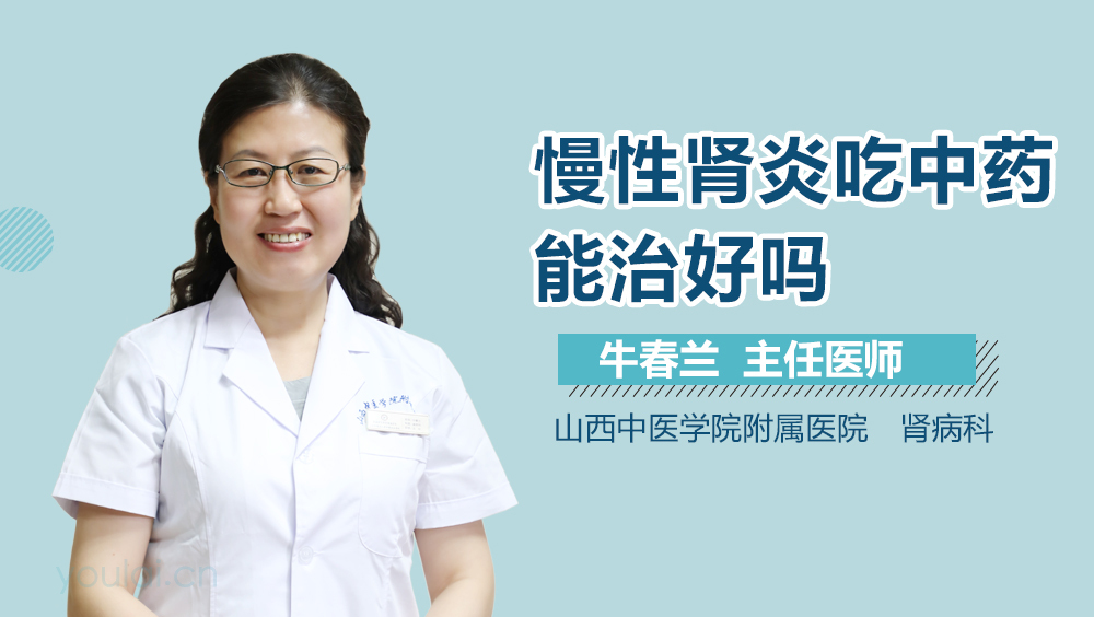 慢性肾炎吃中药能治好吗