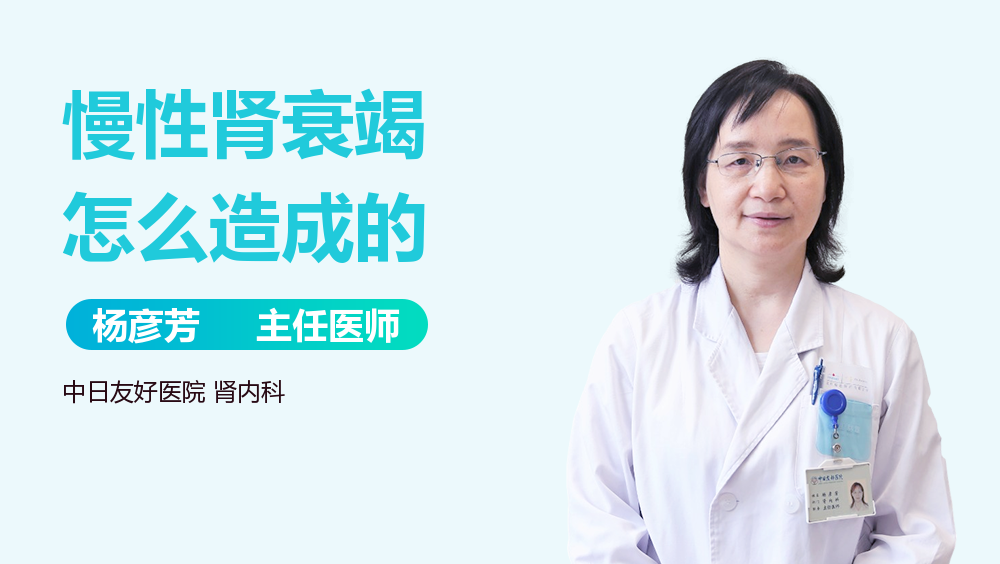 慢性肾衰竭怎么造成的