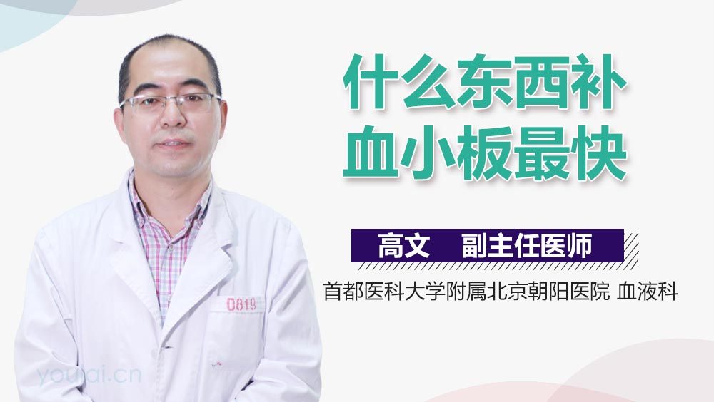 什么东西补血小板最快