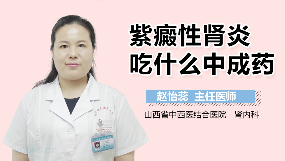 紫癜性肾炎吃什么中成药