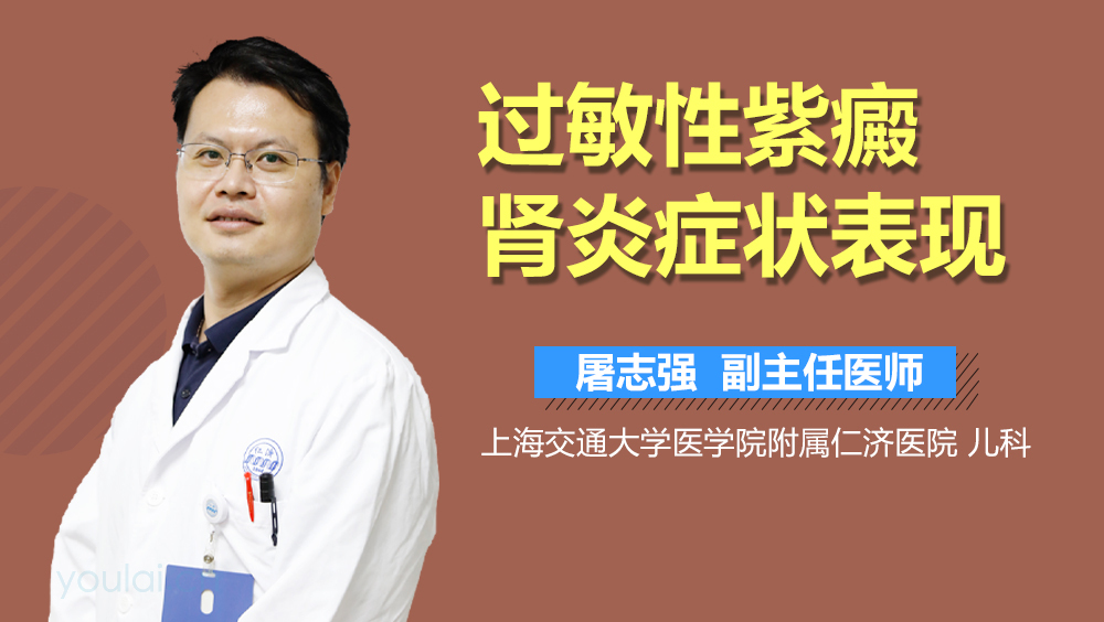 过敏性紫癜肾炎症状表现