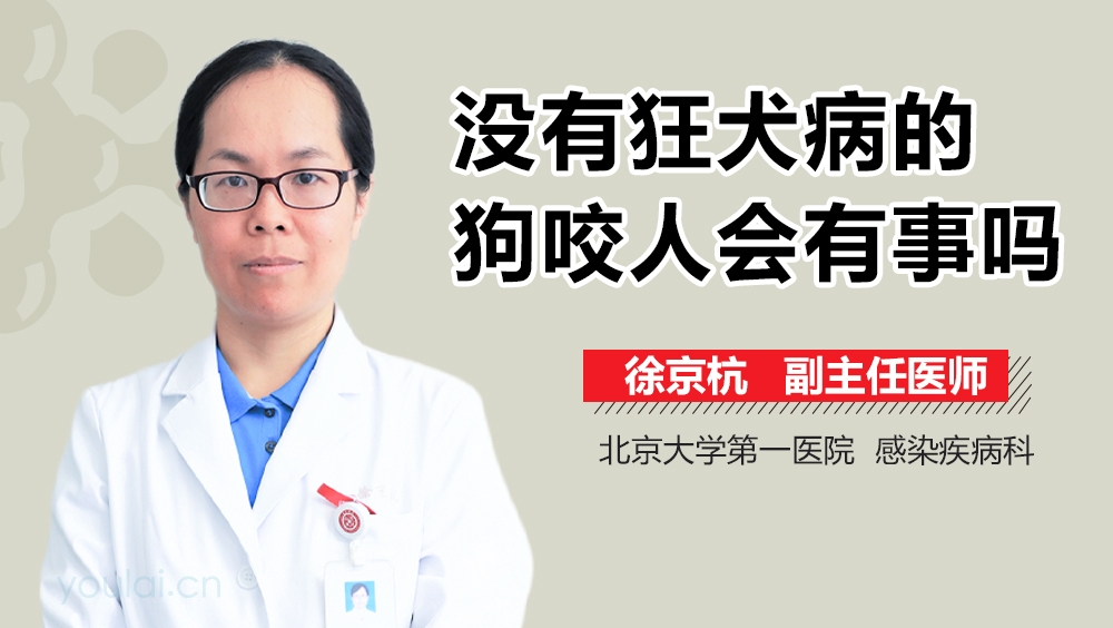 没有狂犬病的狗咬人会有事吗