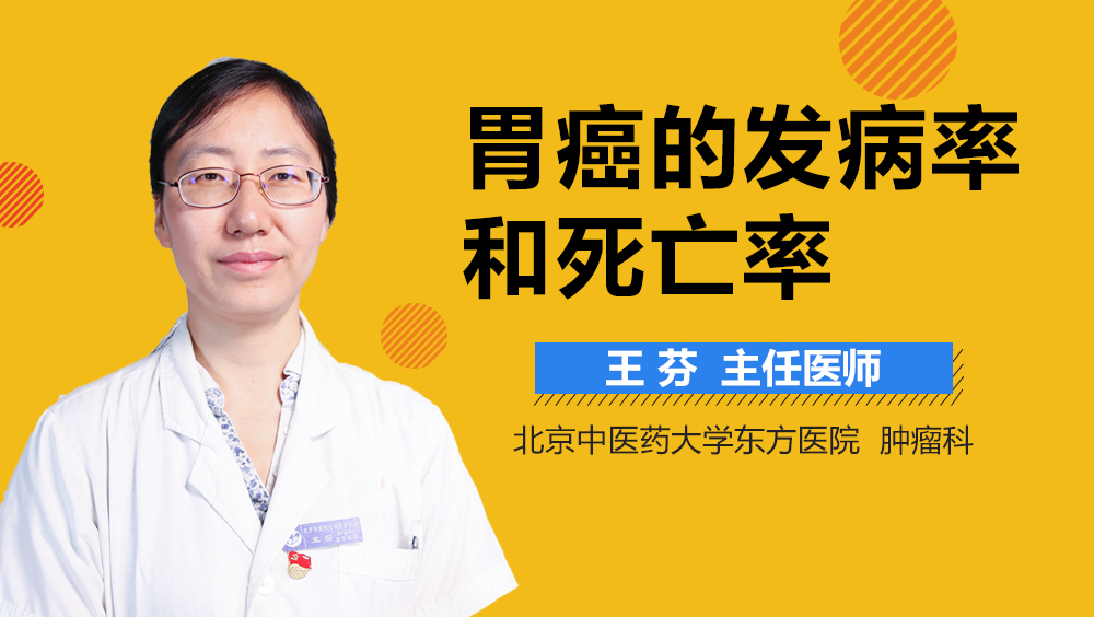 胃癌的发病率和死亡率