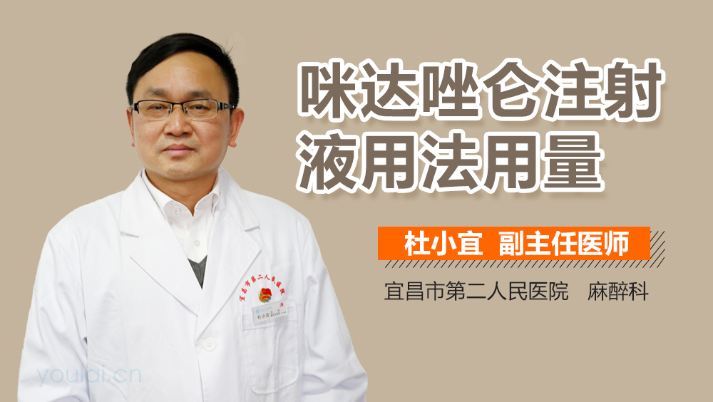 咪达唑仑注射液用法用量