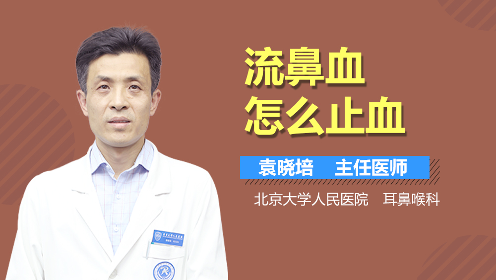 流鼻血怎么止血