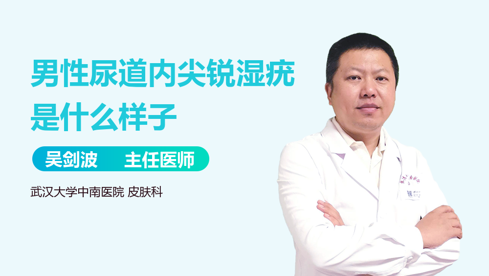 男性尿道内尖锐湿疣是什么样子