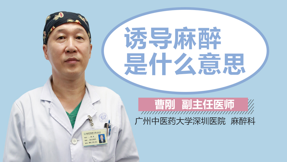 诱导麻醉是什么意思