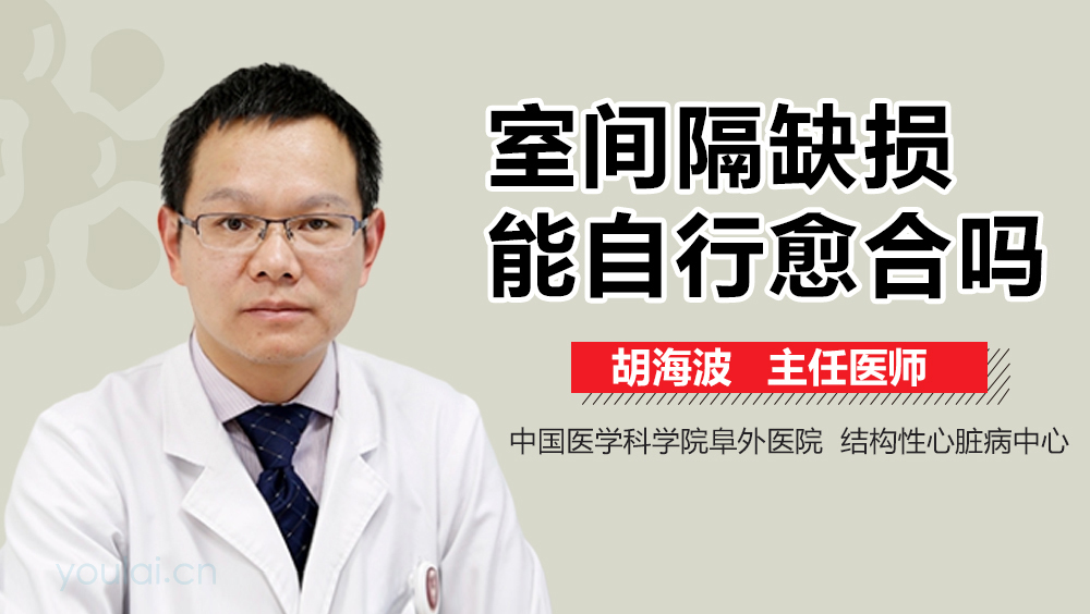 室间隔缺损能自行愈合吗