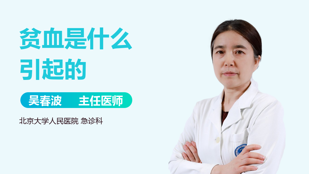 贫血是什么引起的