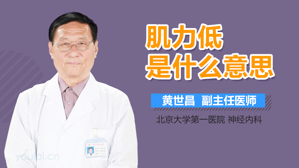 肌力低是什么意思