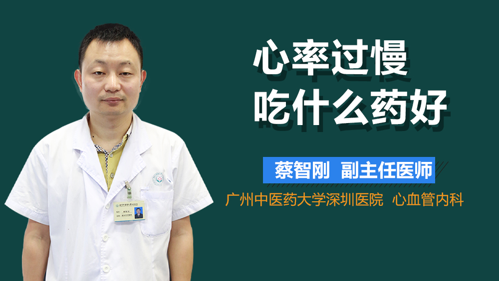 心率过慢吃什么药好