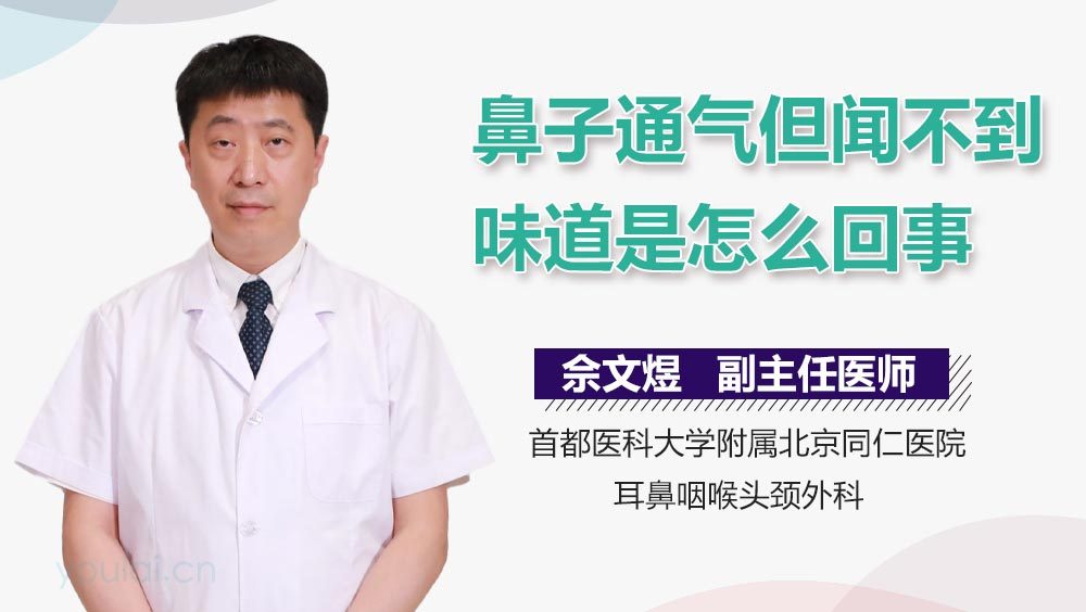 鼻子通气但闻不到味道是怎么回事