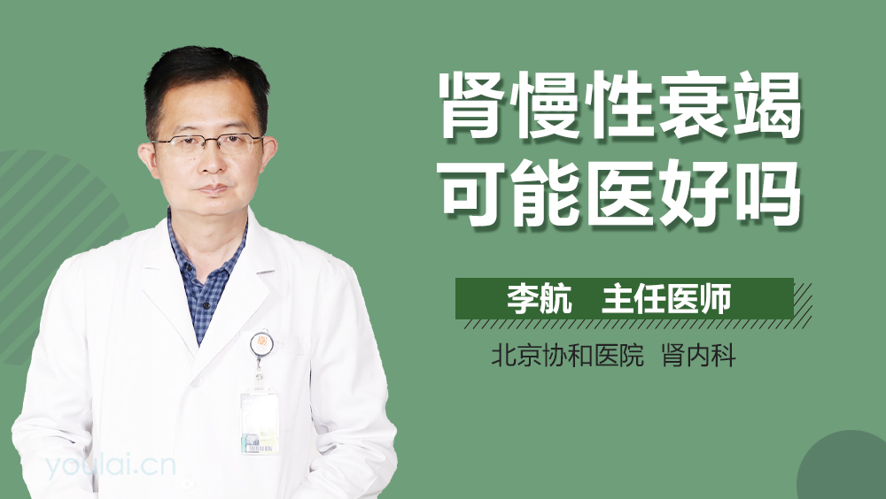 肾慢性衰竭可能医好吗