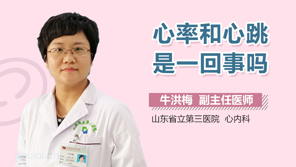 心率和心跳是一回事吗