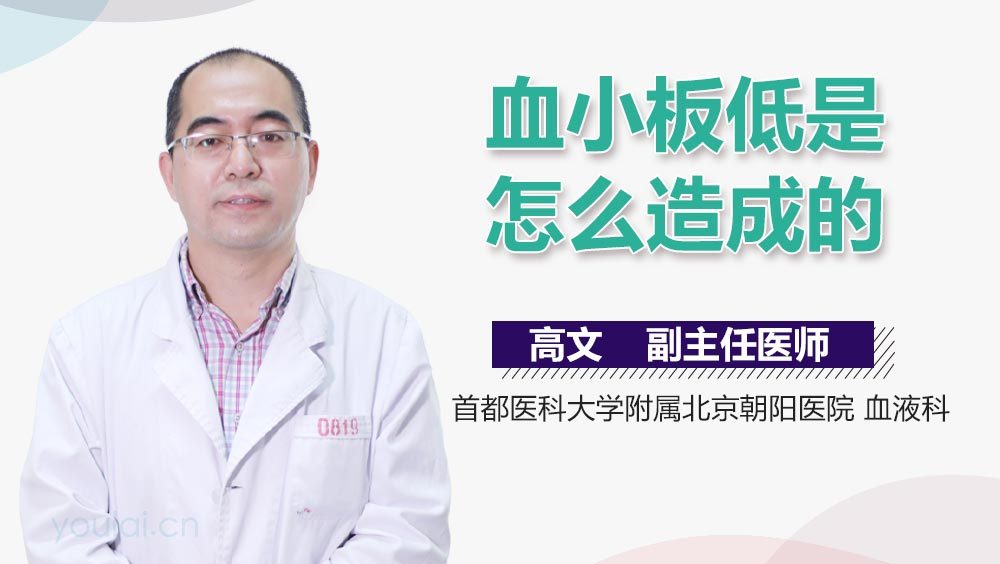 血小板低是怎么造成的